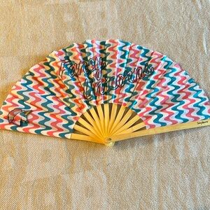 Fancy unicorns hand fan